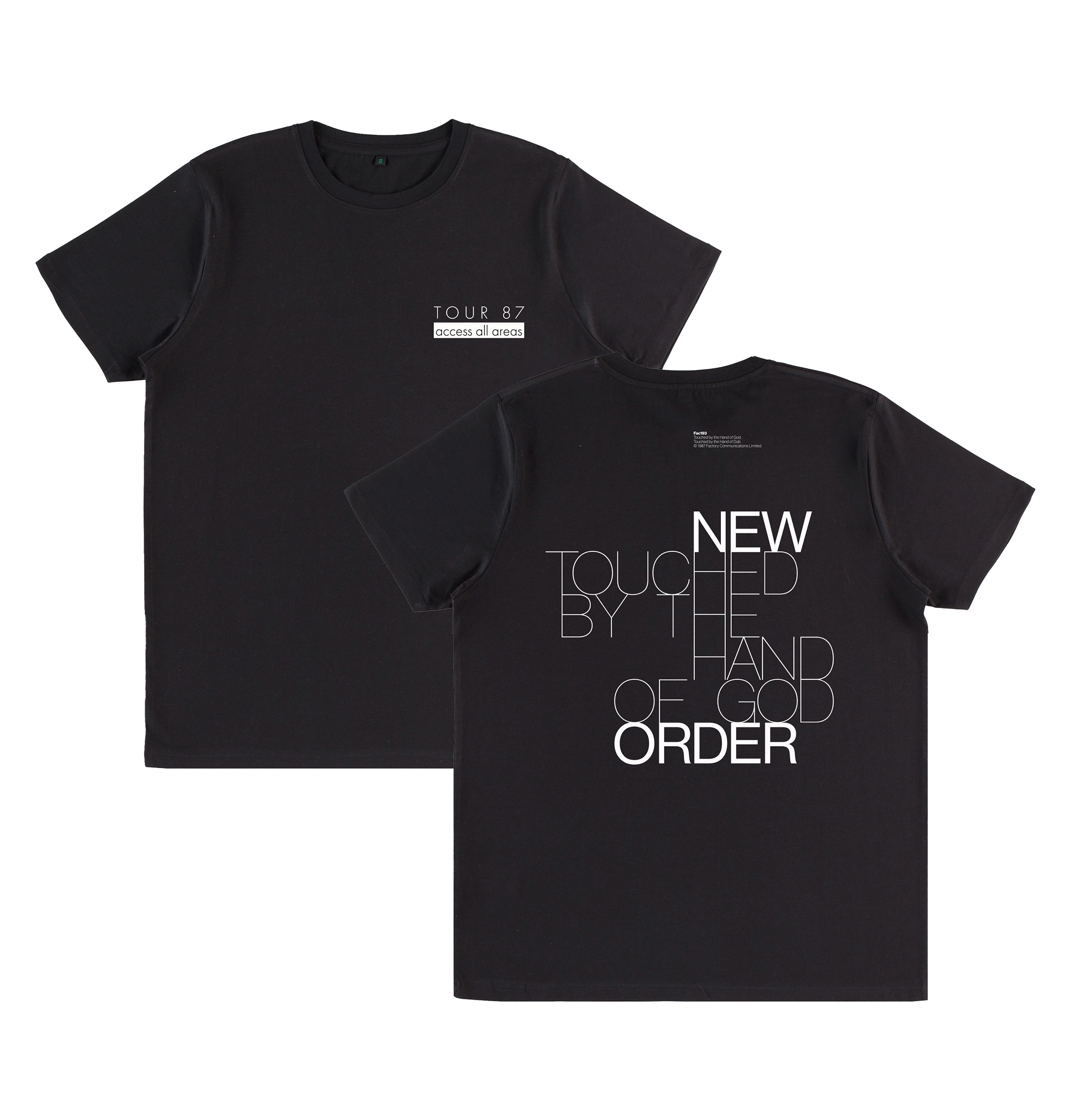 Access All Areas T-Shirt Black – New Order