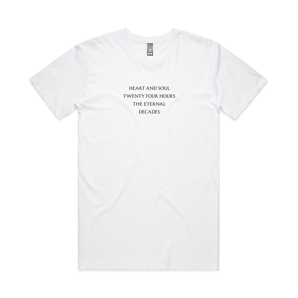 Closer Tracklist White T-Shirt