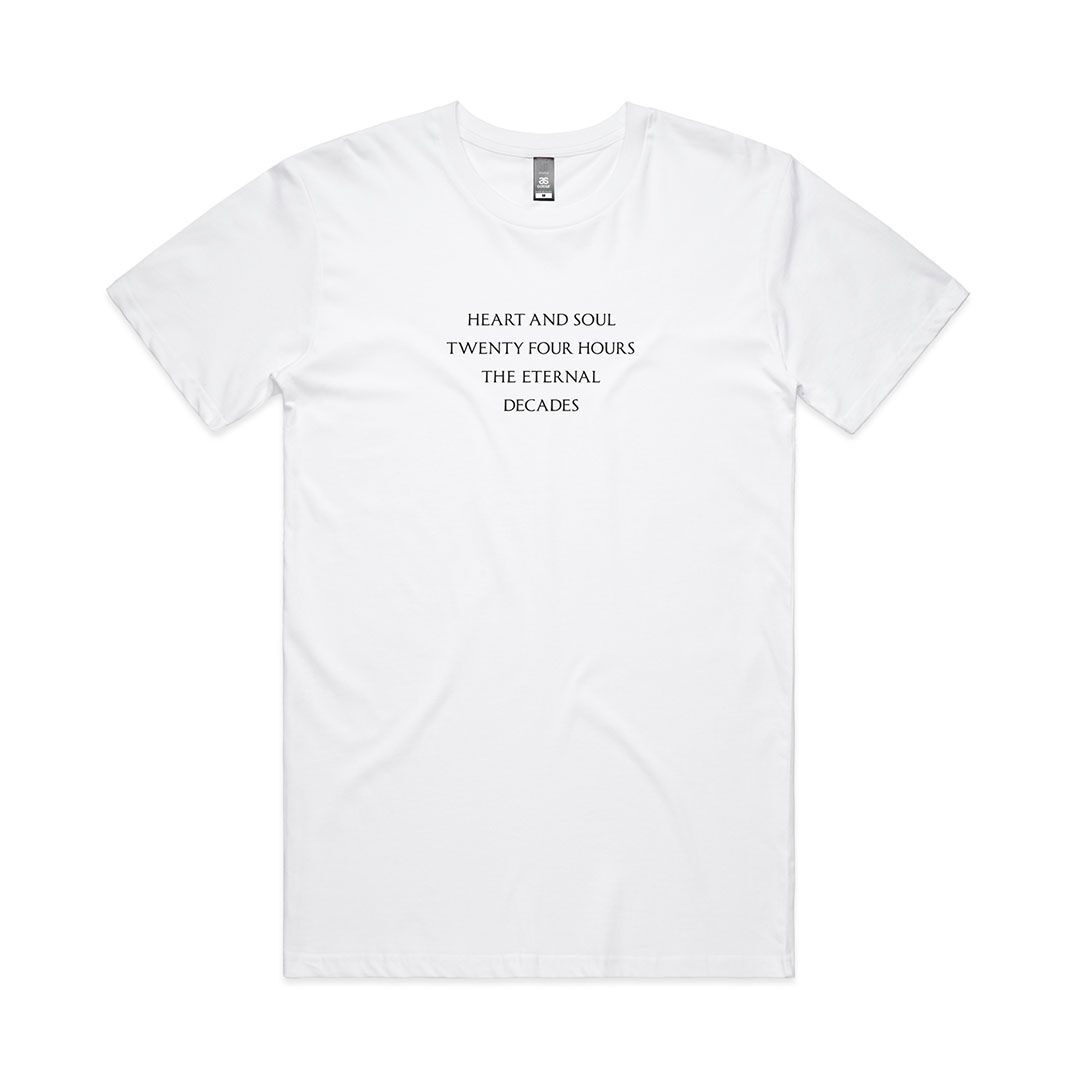 Closer Tracklist White T-Shirt