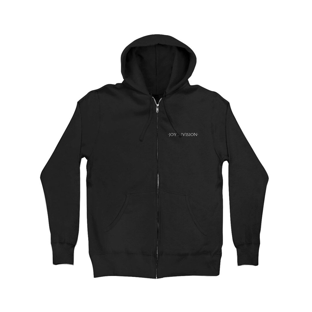 Love Will Tear Us Apart Black Zip Hoodie