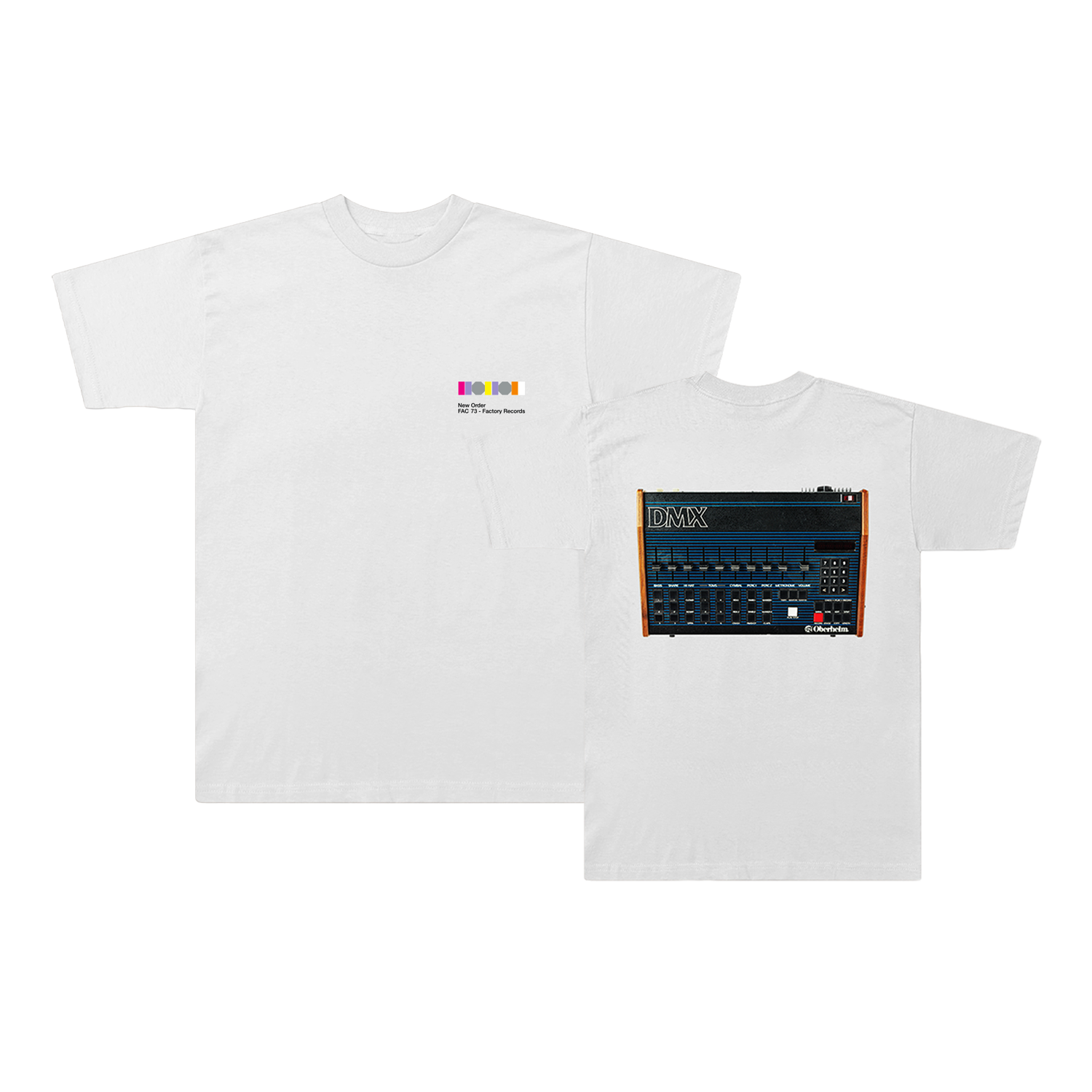 Blue Monday DMX Synth T-Shirt White