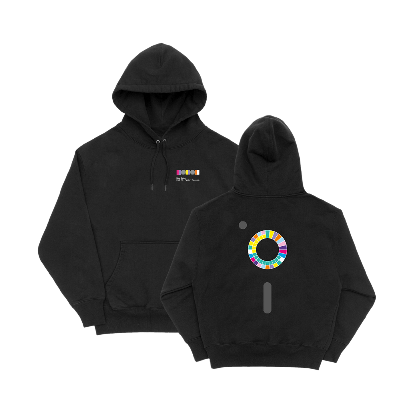 Blue Monday Black Hoodie