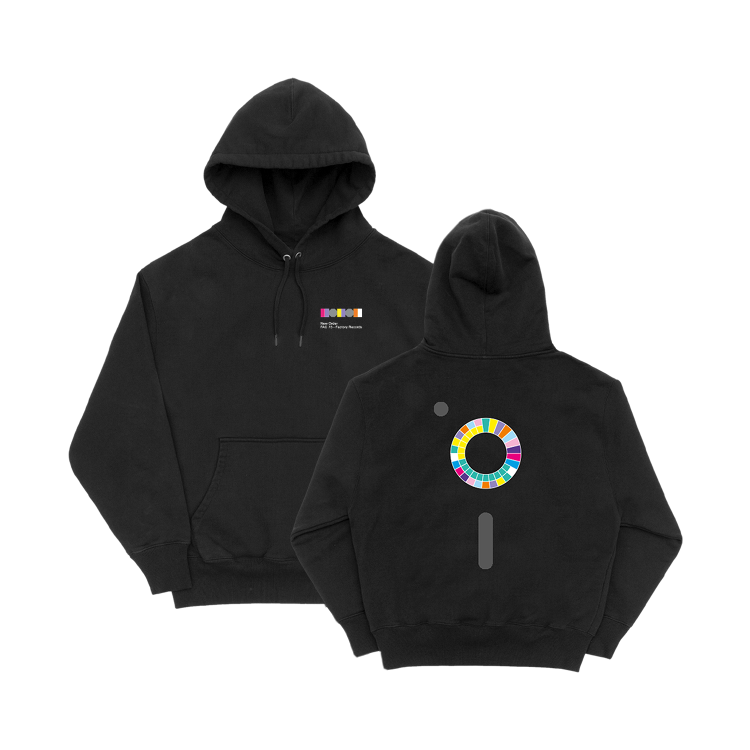 Blue Monday Black Hoodie
