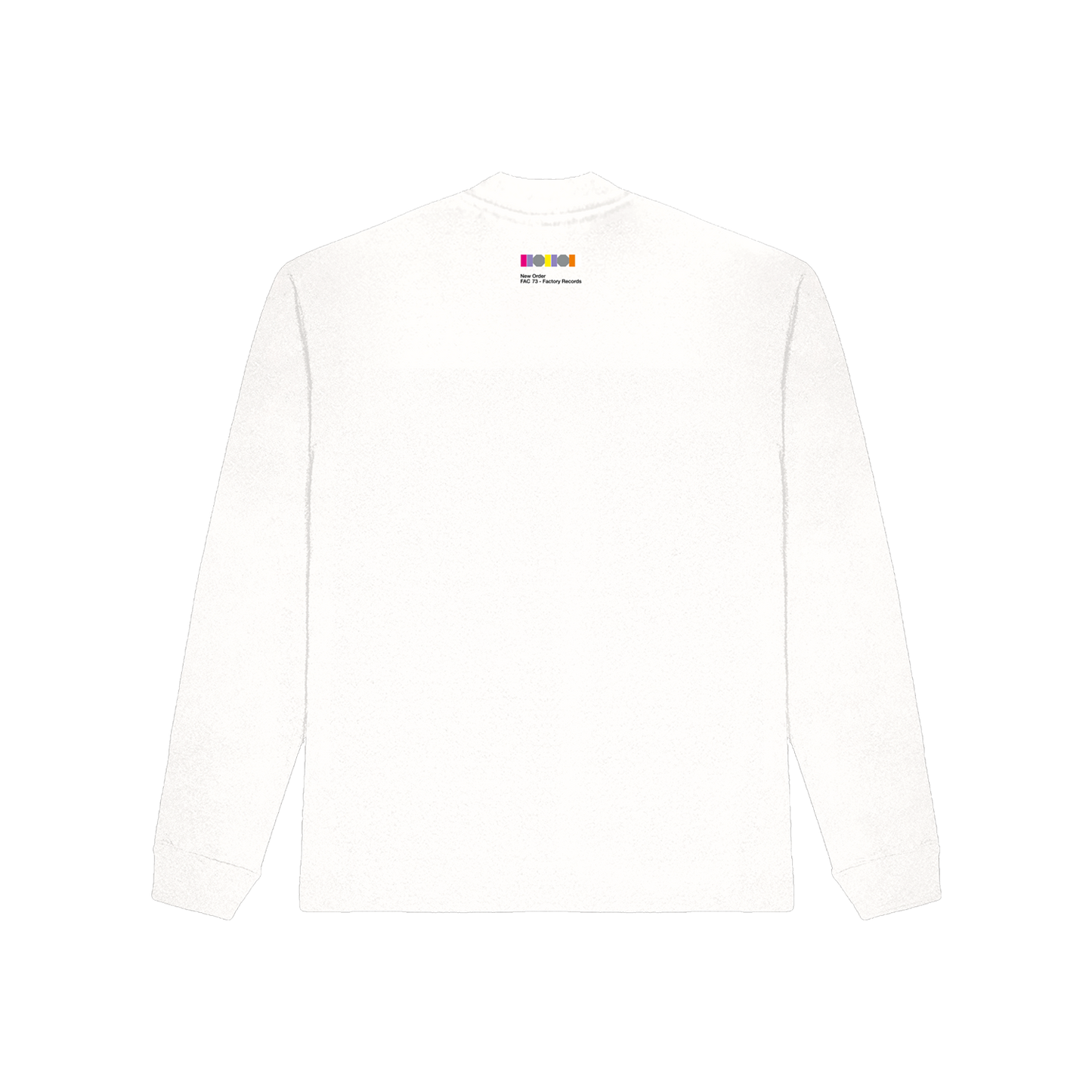 Blue Monday Wheel White Longsleeve