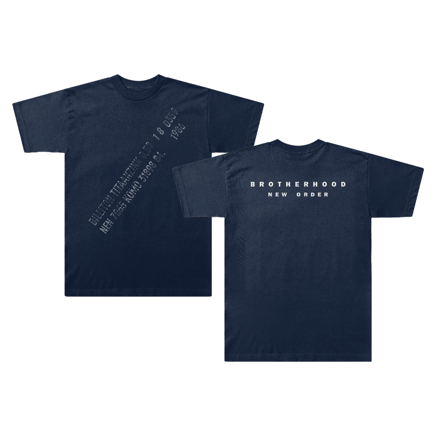 Brotherhood Stamp T-Shirt Navy