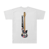Blue Monday Bass Guitar T-Shirt White