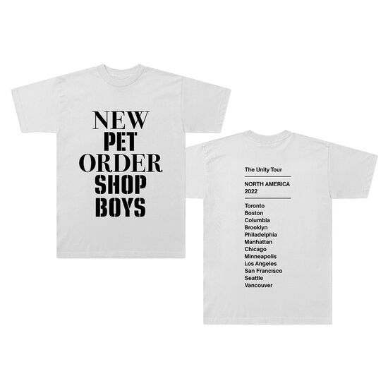 Unity 2022 Tour T-Shirt White Unity 2022 Tour T-Shirt White